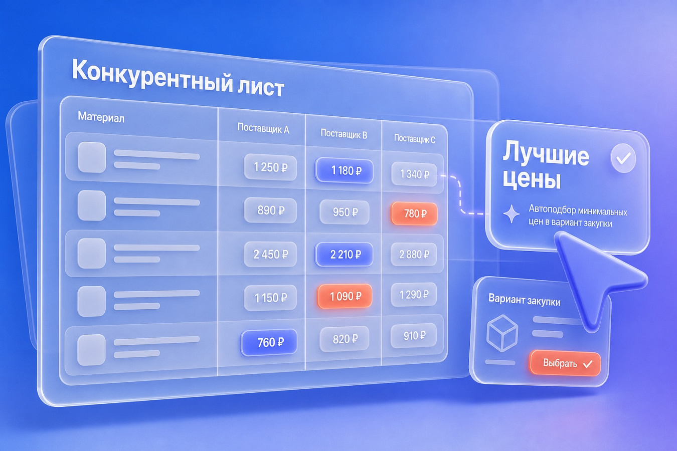 ПУСК.Снабжение характеристики