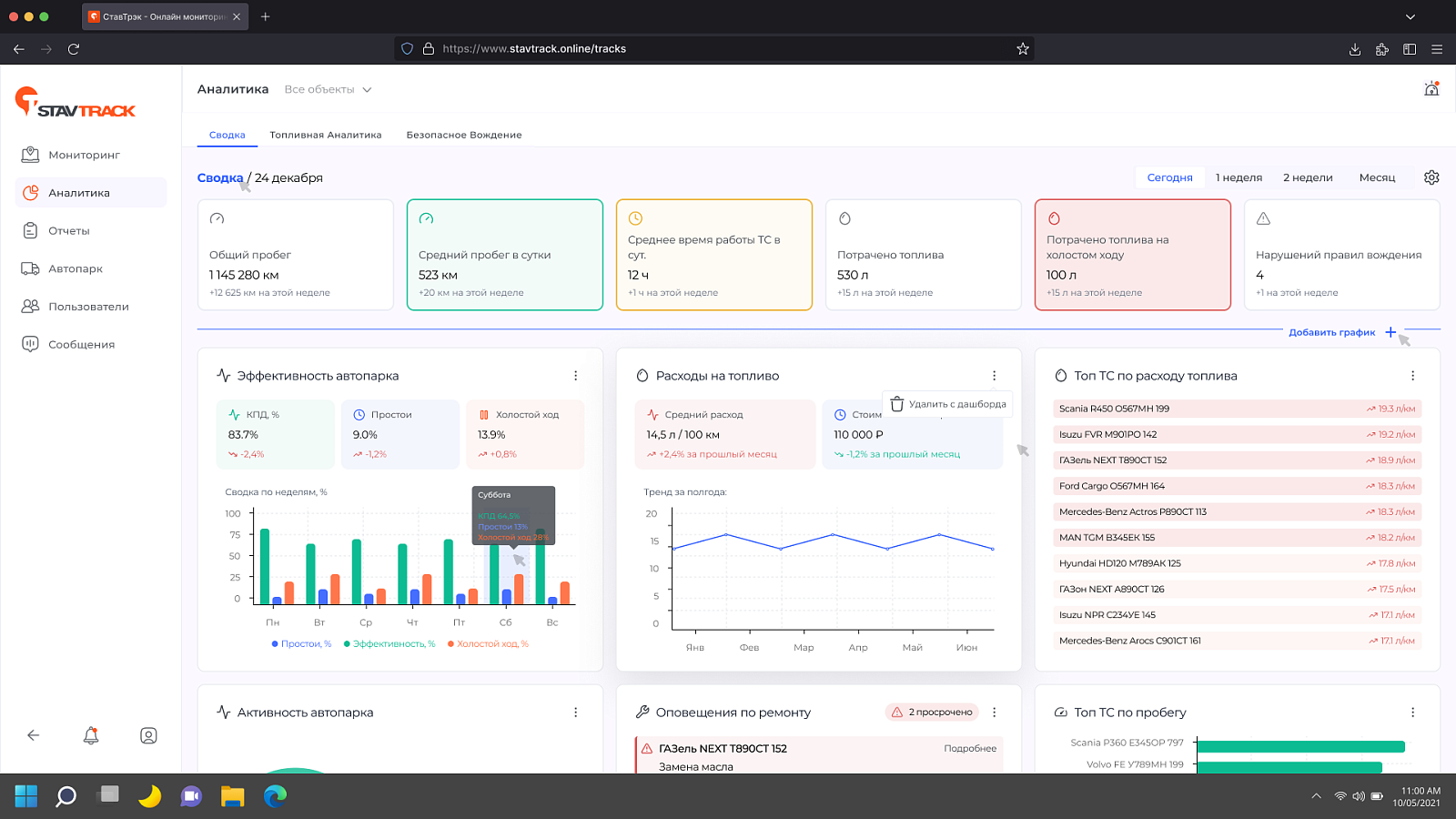Stavtrack Online 