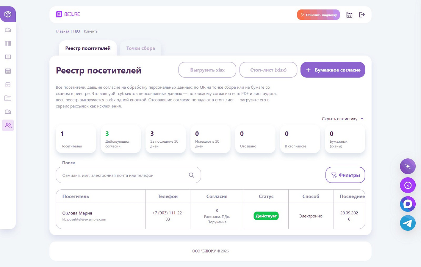 BEJURE подбор