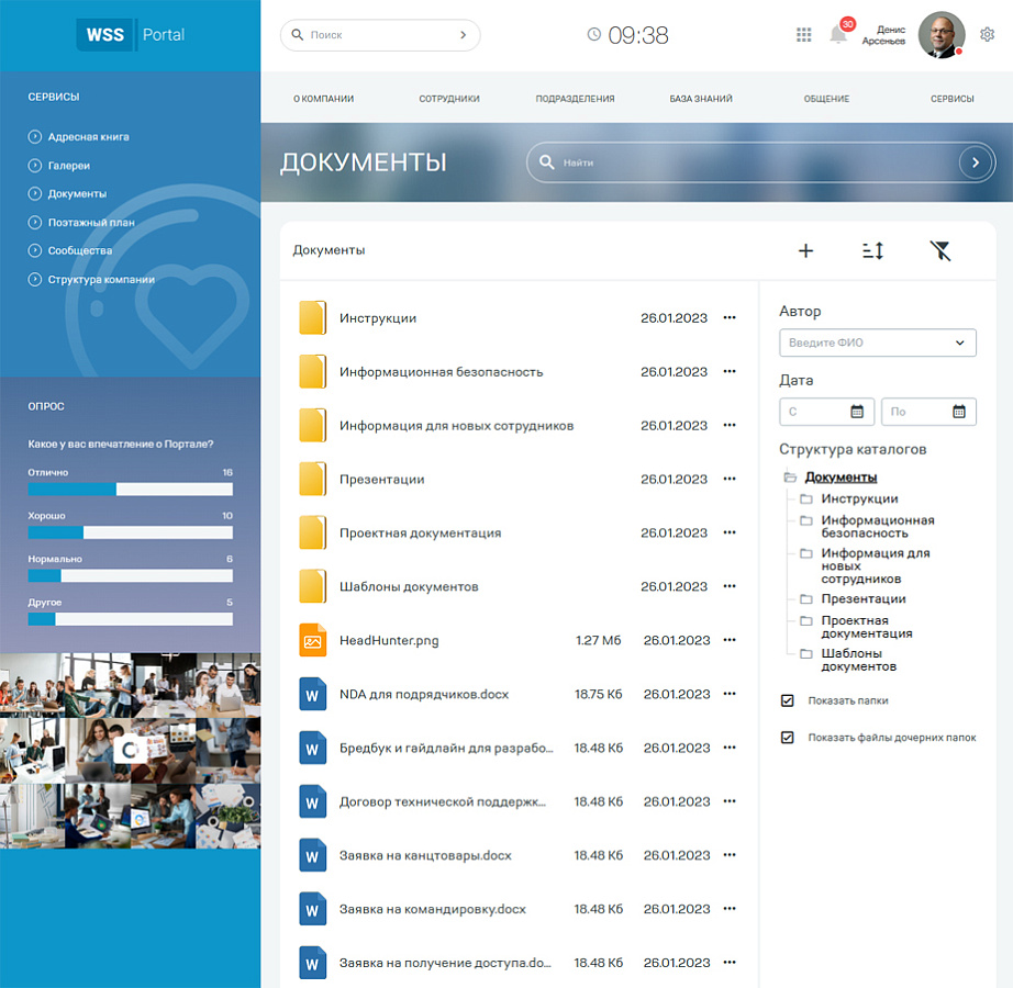 WSS Portal ПО