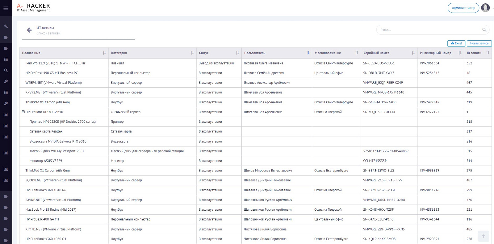 A-TRACKER подбор
