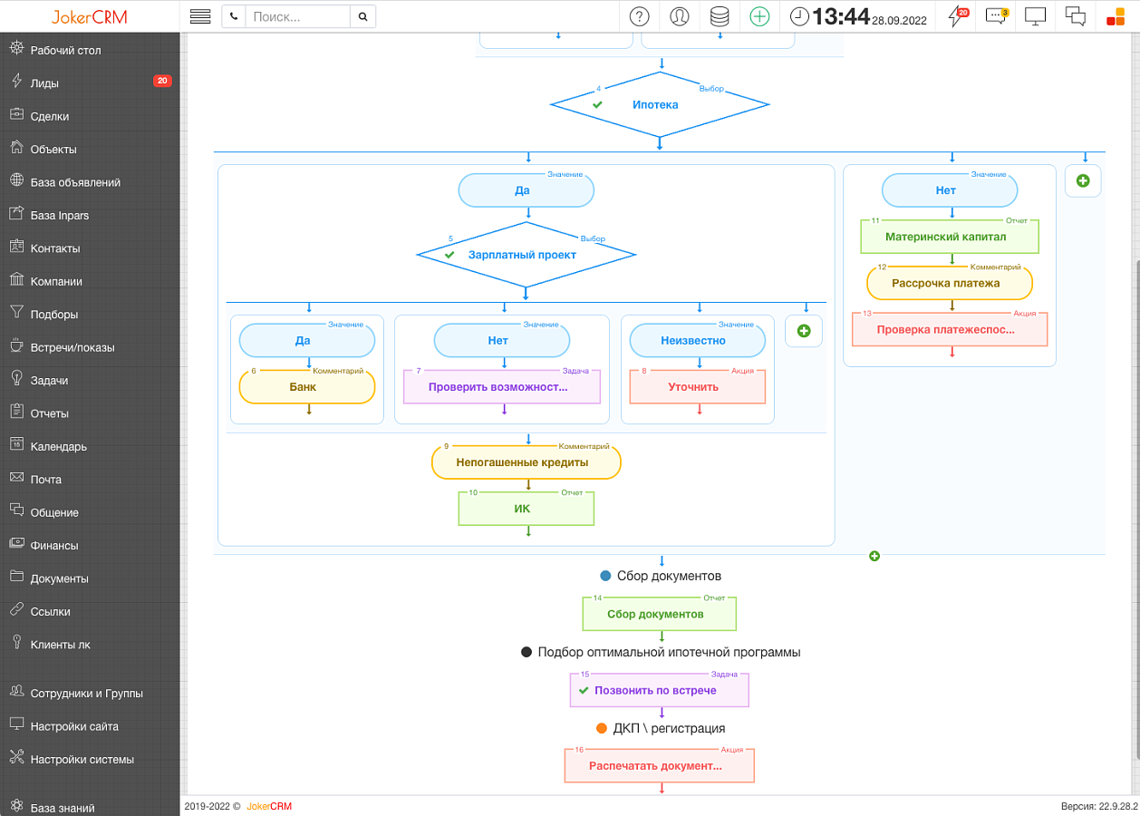 JokerCRM ПО